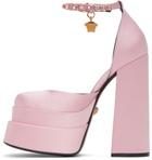 Versace Pink Medusa Aevitas Heels