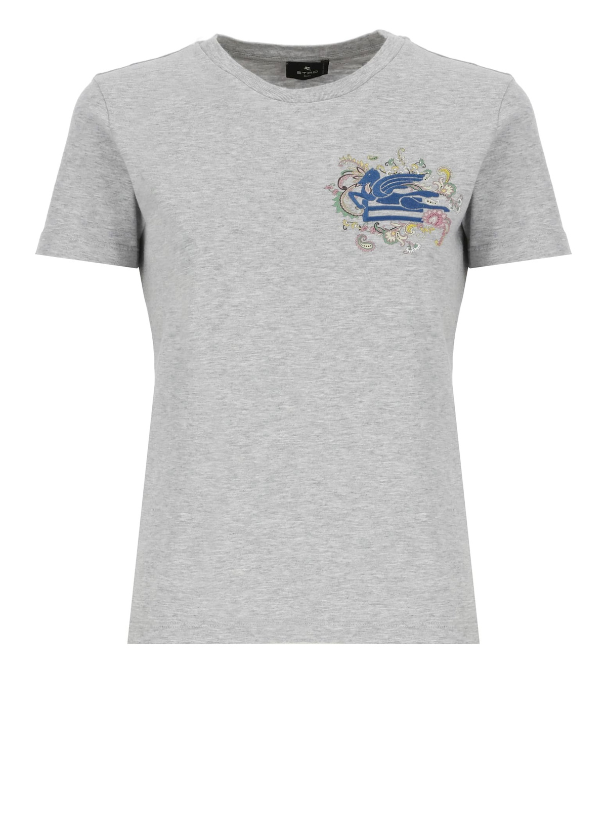 ETRO floral pegasus embroidered t-shirt White Etro