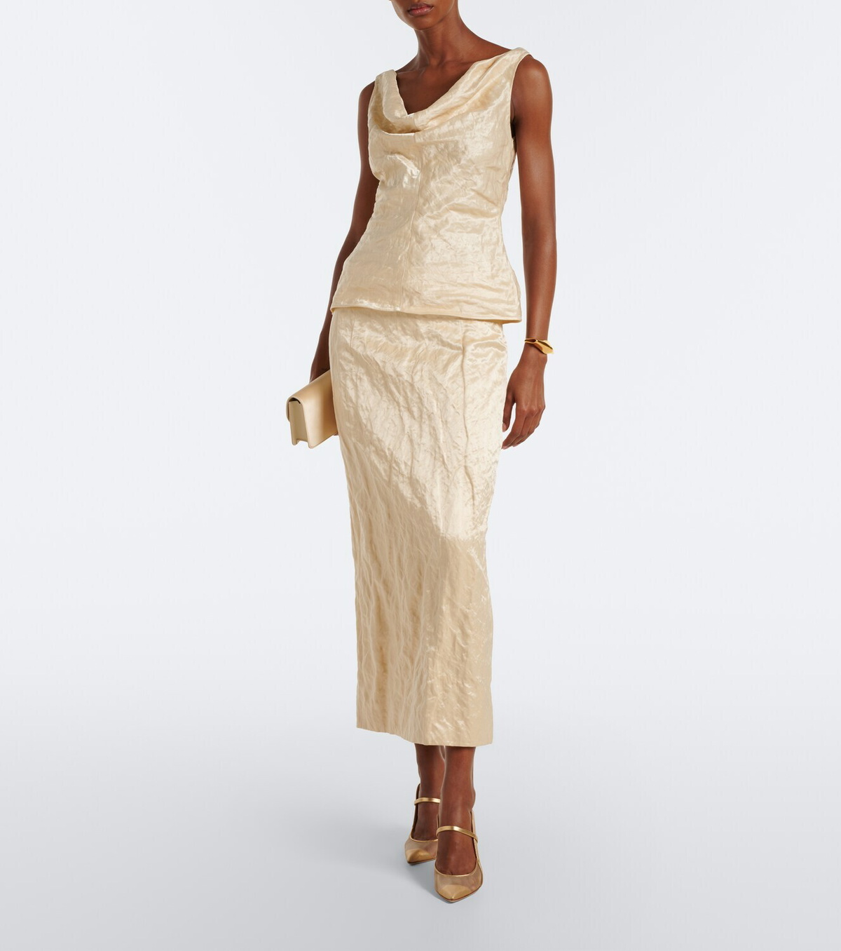 Malone Souliers Maureen leather and mesh mules