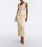 Malone Souliers Maureen leather and mesh mules