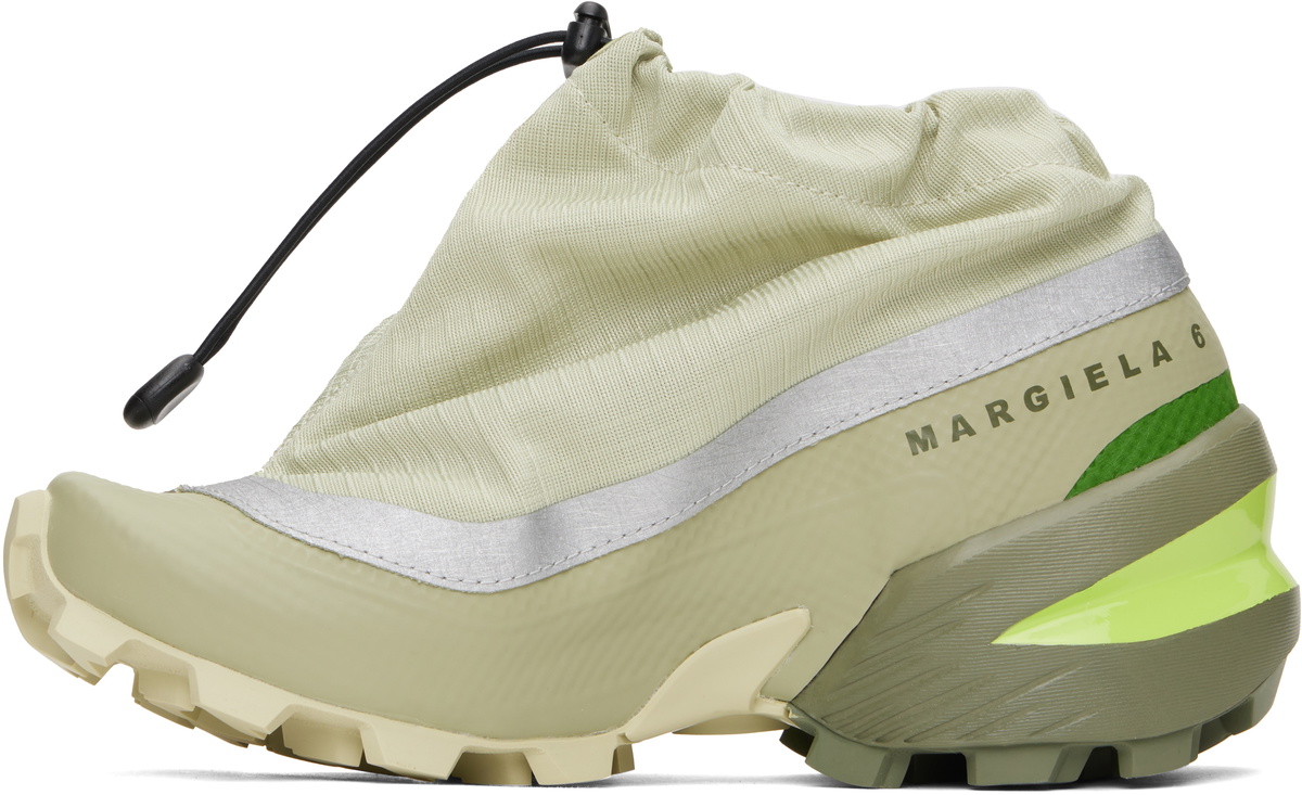 MM6 Maison Margiela Green Salomon Edition Cross Low Sneakers
