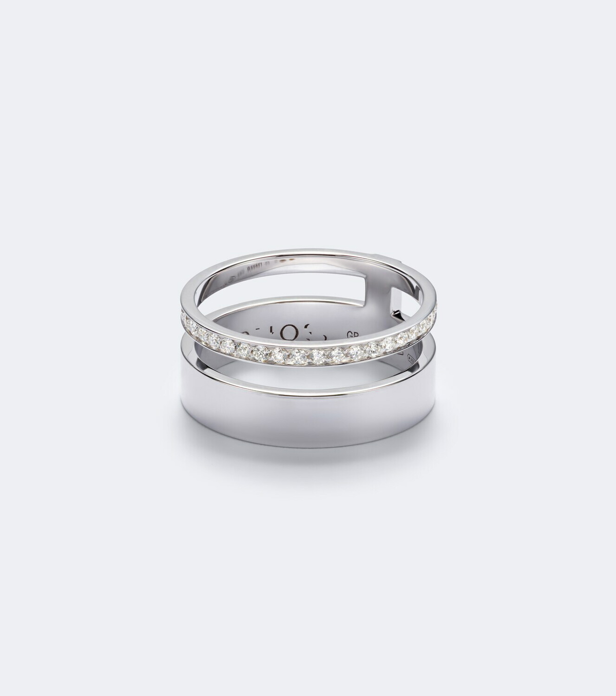 Repossi Berbere 18kt white gold ring with diamonds