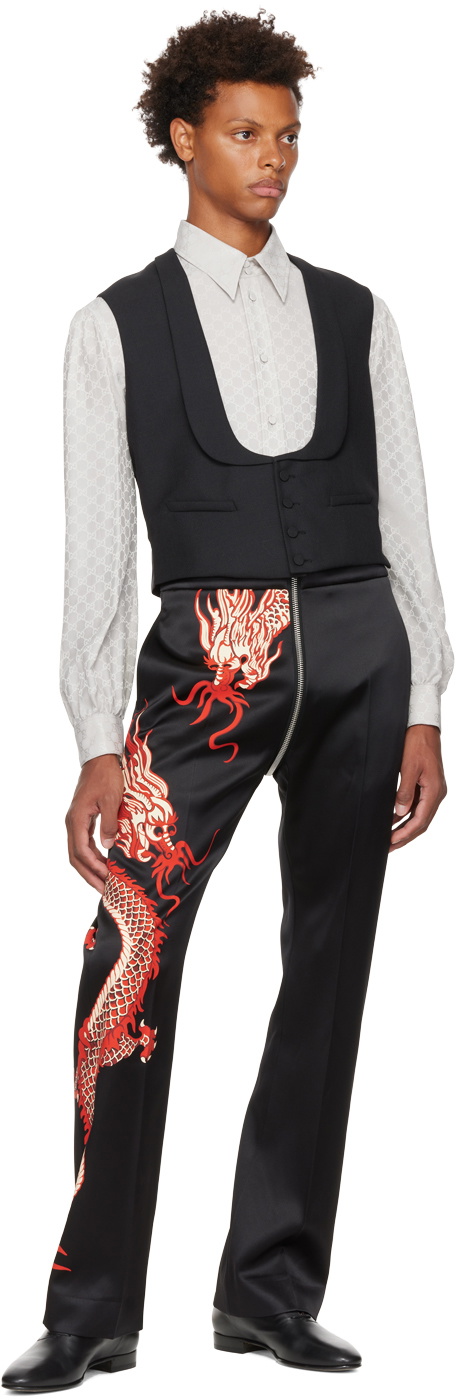 Buy Black Viscose Printed Trousers For Women by Nidhi Yasha Online at Aza  Fashions.