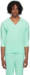 HOMME PLISSÉ ISSEY MIYAKE Green Aerial T-Shirt