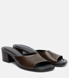 Lemaire 55 leather mules