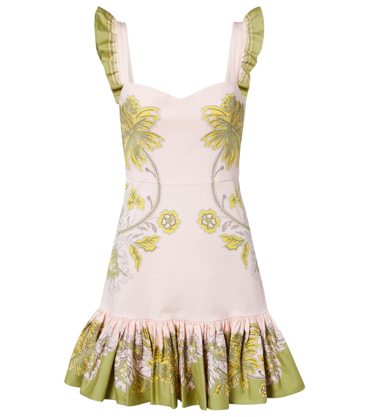 Photo: La DoubleJ Gingerbread printed cotton-blend minidress