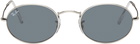 Ray-Ban Silver Oval Sunglasses