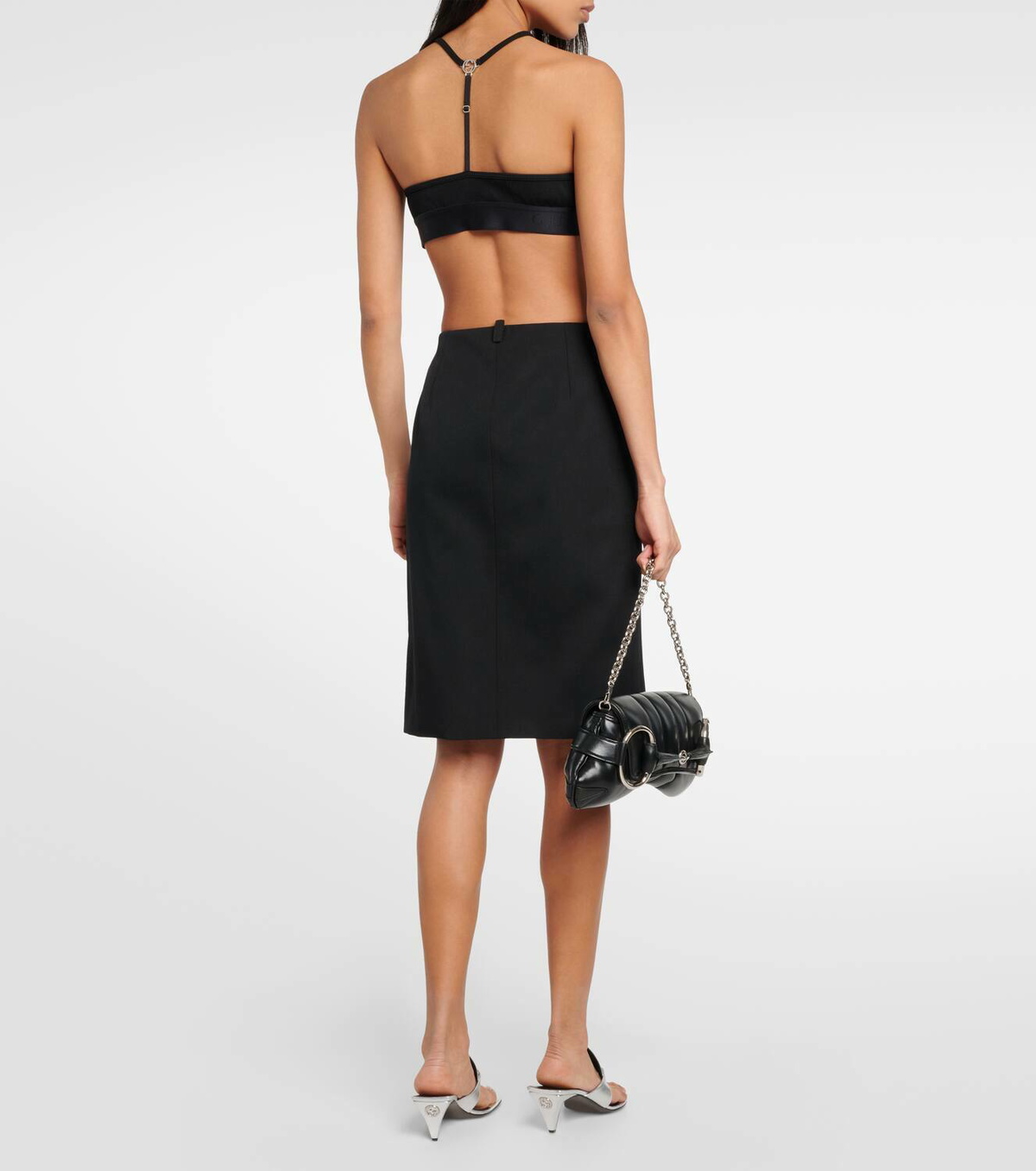 Gucci Interlocking G jersey crop top