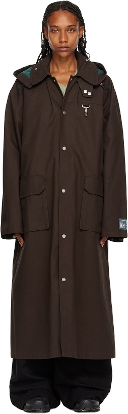 Photo: Reese Cooper Brown Button Up Coat