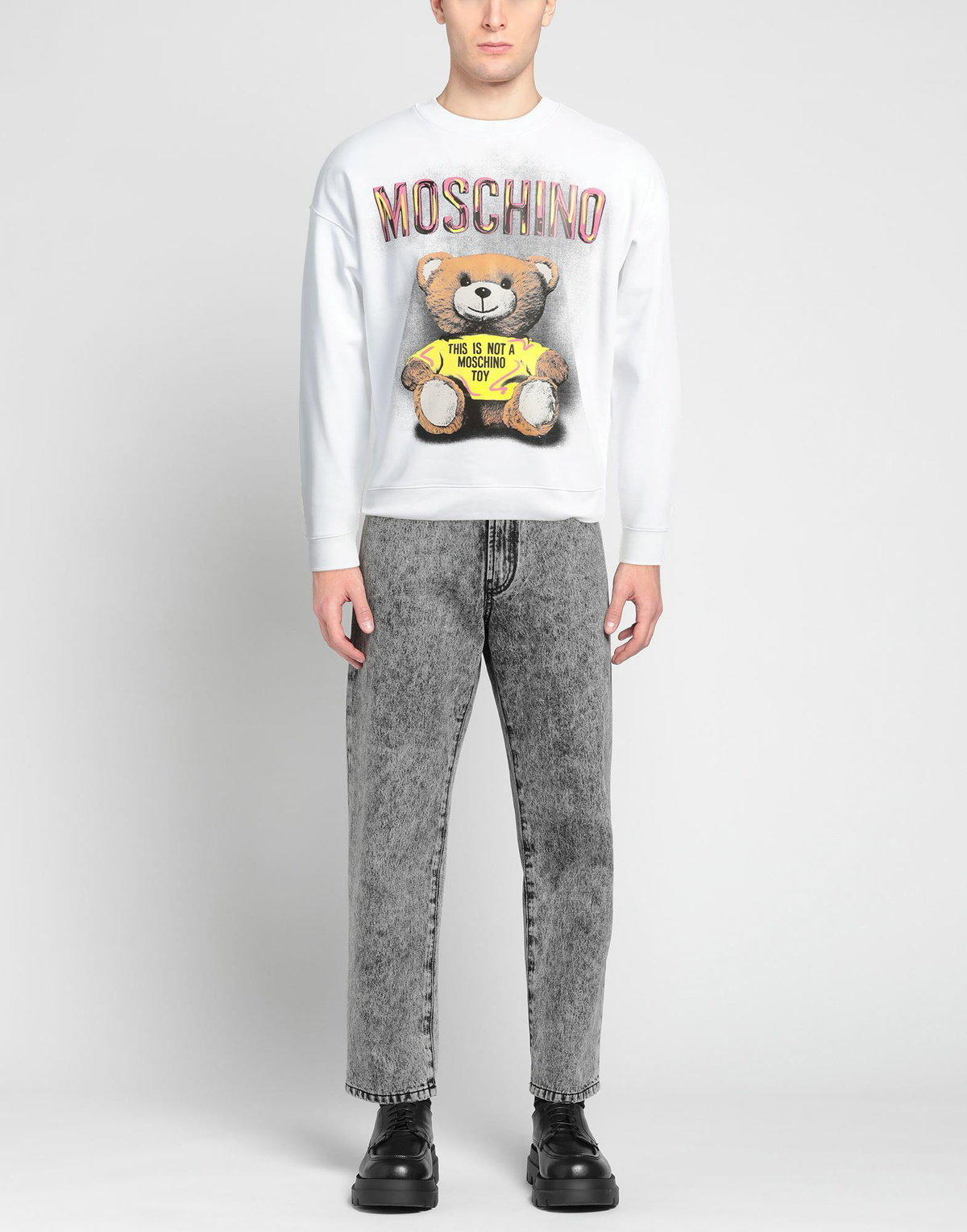 Moschino Mens Sweatshirt in White