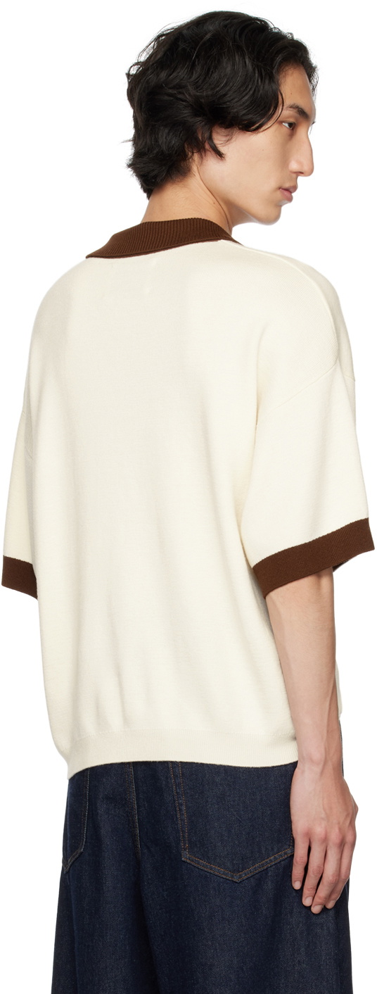King & Tuckfield White Oversized Polo