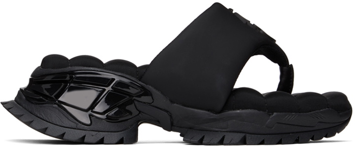 Photo: Rombaut SSENSE Exclusive Black Knokke Sandals