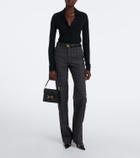 Gucci Checked wool straight pants