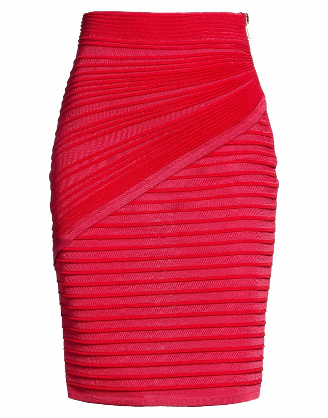 Photo: Balmain Womens Midi skirt in Red