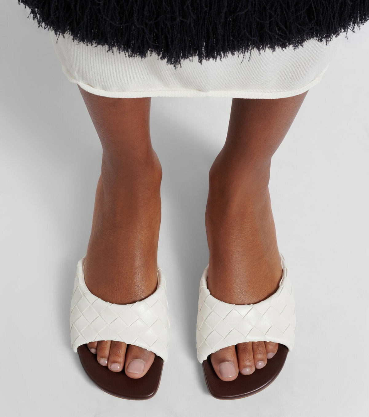 Bottega Veneta Livia leather mules