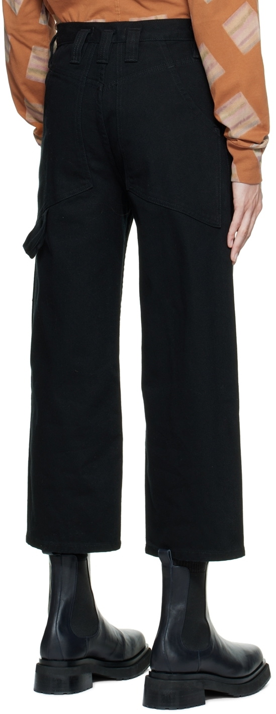 Eckhaus Latta Black Baggy Jeans