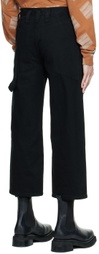 Eckhaus Latta Black Baggy Jeans