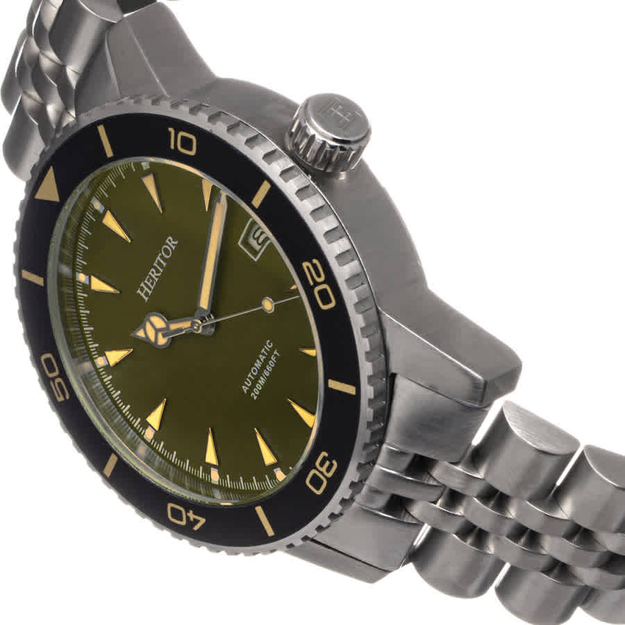 Heritor Hurst Green Dial Mens Automatic Watch HERHS1904