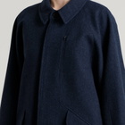 YMC Women's Tyrell Wool Trench Coat - END. Exclusive in Navy