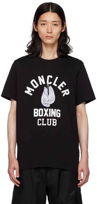 Photo: Moncler Black Printed T-Shirt