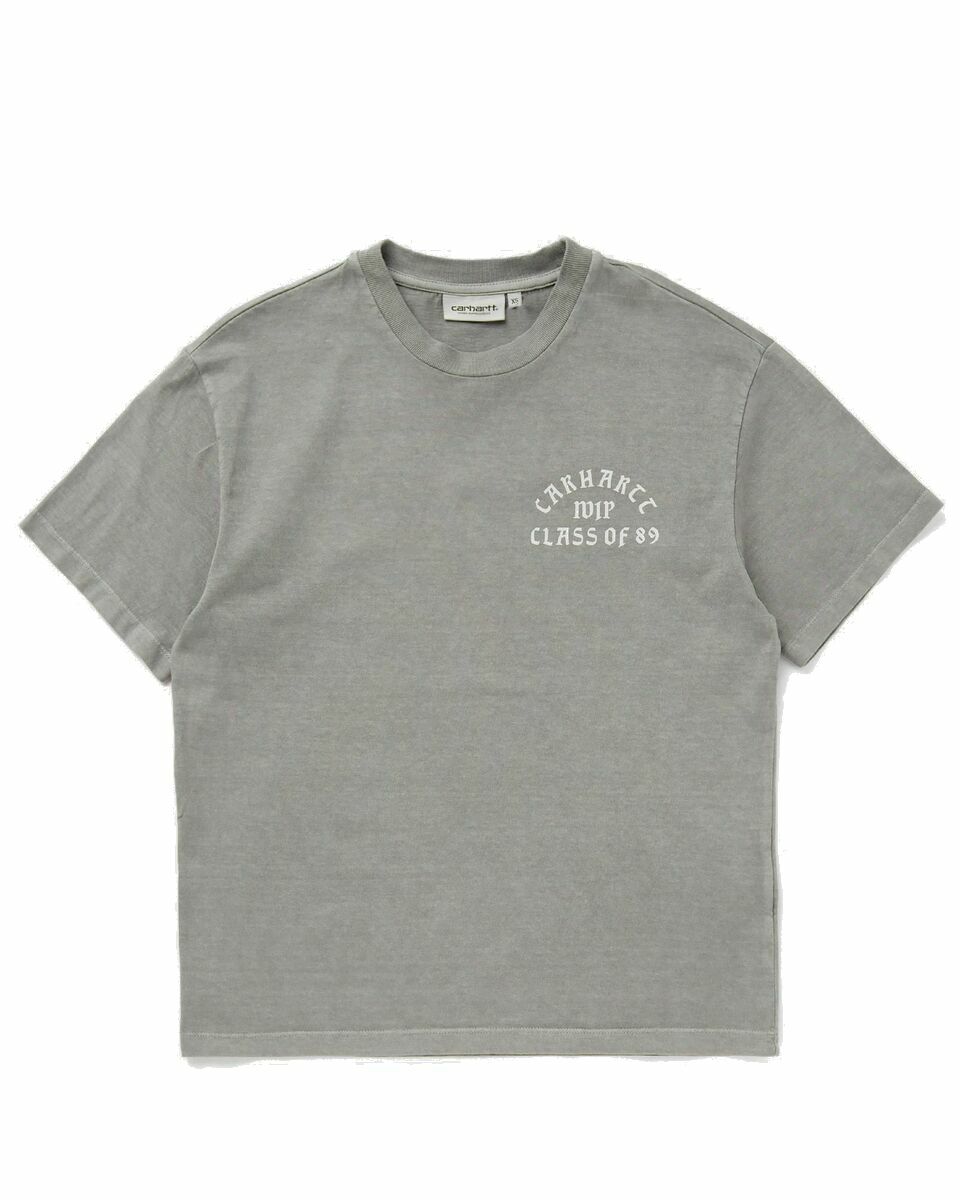 Photo: Carhartt Wip Wmns S/S Class Of 89 Tee Grey - Womens - Shortsleeves