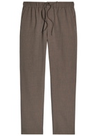 Les Deux Como Drawstring Tapered-leg Woven Trousers Bronze