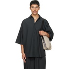 Fear of God ESSENTIALS Black Button Up Shirt