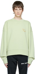 Palm Angels Green 'The Palm' Sweatshirt