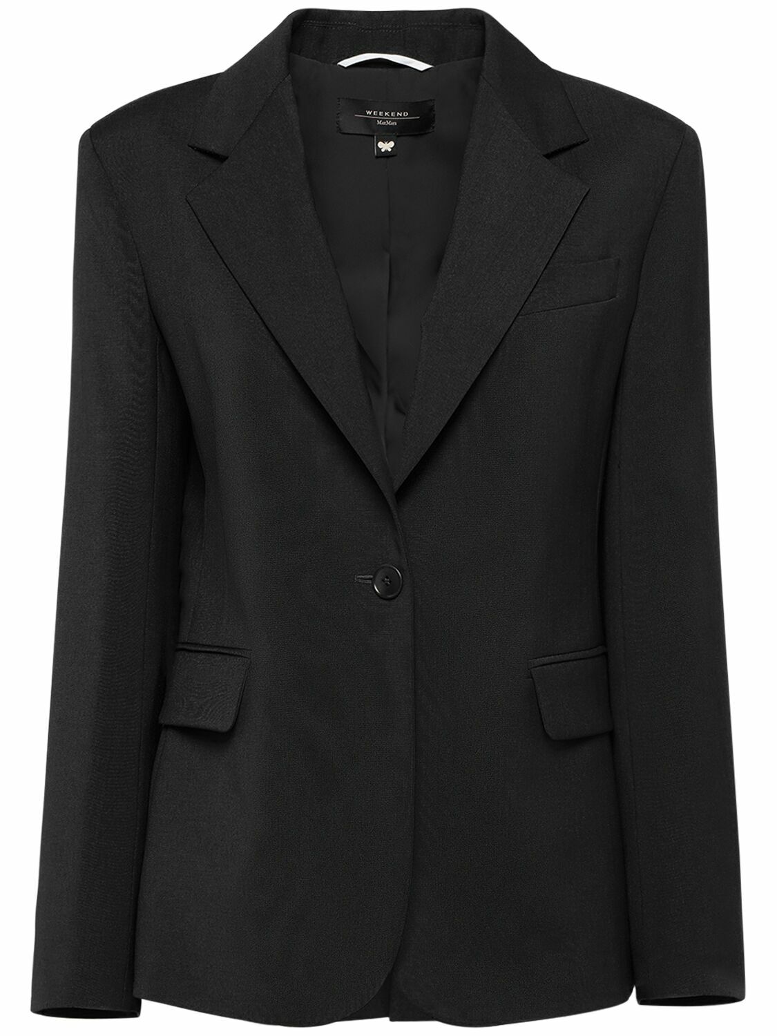 Weekend Max Mara Lamine Stretch Wool Jacket Weekend Max Mara