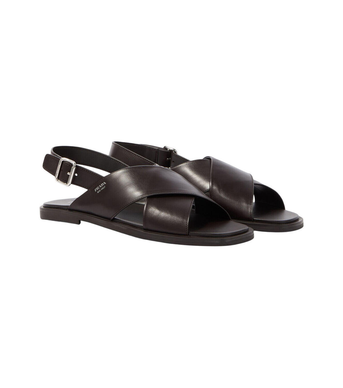 激レア！Ermenegildo Zegna 仔牛革 ポインテッドトゥパンプス 黒 Ermenegildo Zegna - Leather Sandals - Brown Ermenegildo Zegna