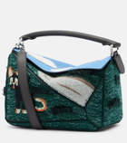 Loewe x Louis Wain Futurist Cat Puzzle tote bag
