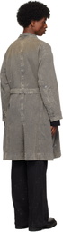Professor.E Gray Work Denim Coat