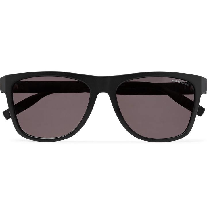 Photo: Montblanc - D-Frame Acetate Sunglasses - Black