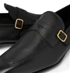 TOM FORD - Dover Full-Grain Leather Loafers - Black