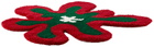 Rashelle Campbell SSENSE Exclusive Red & Green Groovy Flub Rug