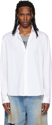VETEMENTS White Work-In-Progress Classic Shirt