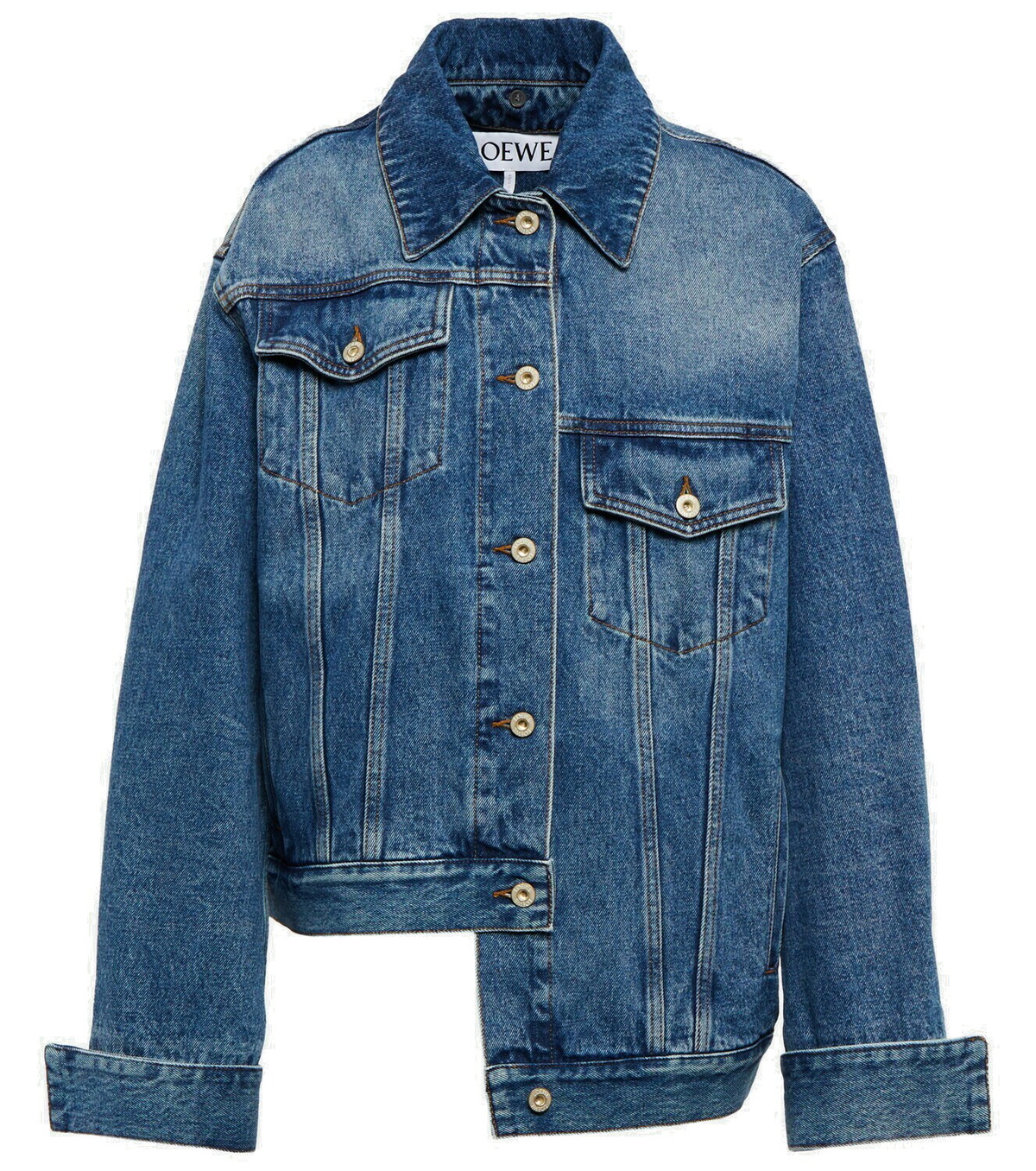 Loewe - Asymmetric denim jacket Loewe