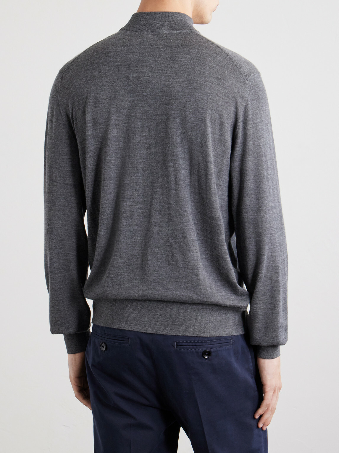 TOM FORD - Wool Rollneck Sweater - Gray