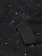 Valentino - Printed Cotton-Blend Jersey Sweatshirt - Black