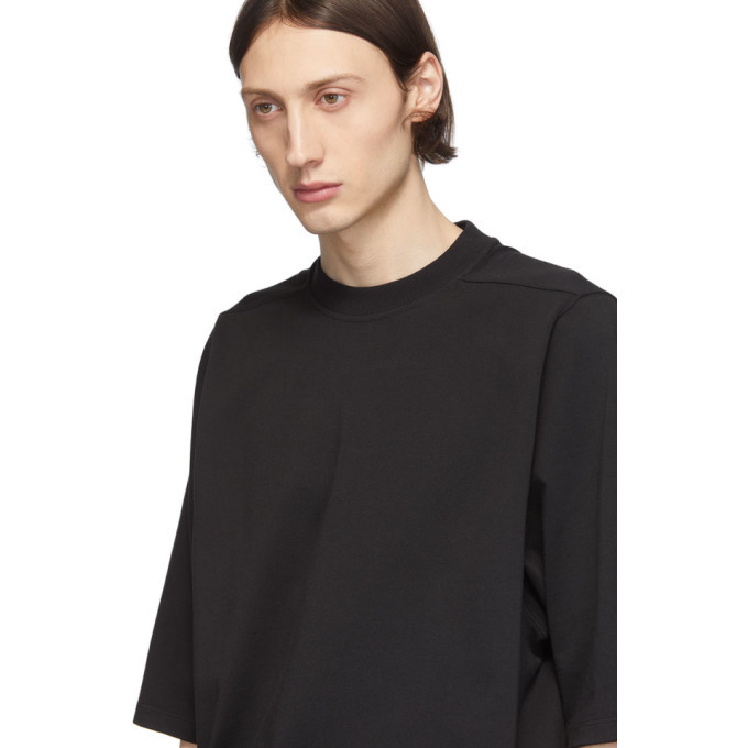 Rick Owens Black Heavy Jersey T-Shirt Rick Owens Rick Owens Black Heavy Jersey T-Shirt Rick Owens