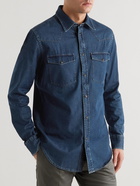 Brioni - Denim Western Shirt - Blue