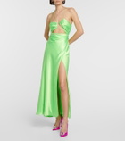 The Sei Cutout silk gown