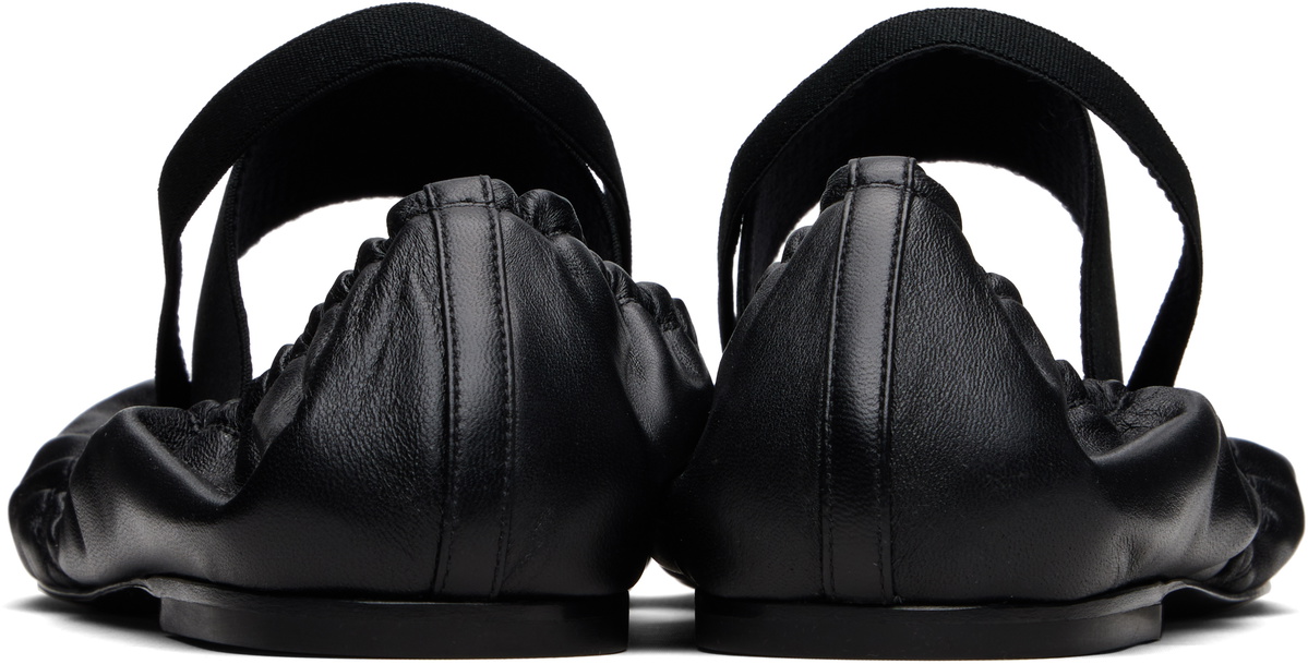 ALAINPAUL Black Merce Ballerina Flats