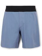 ON - Stretch-Shell and Mesh Shorts - Blue