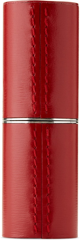 Photo: La Bouche Rouge Refillable Leather Lipstick Case – Red