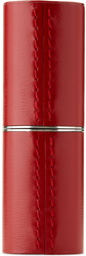 La Bouche Rouge Refillable Leather Lipstick Case – Red