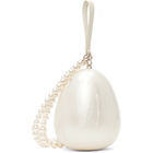 Simone Rocha Off-White Large Pearl Egg Bag