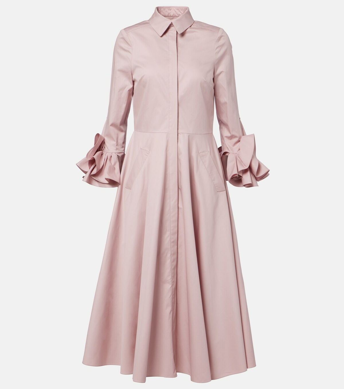 Safiyaa Belisse cotton poplin shirt dress