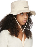 Jacquemus Off-White 'Le Bob Artichaut' Bucket Hat