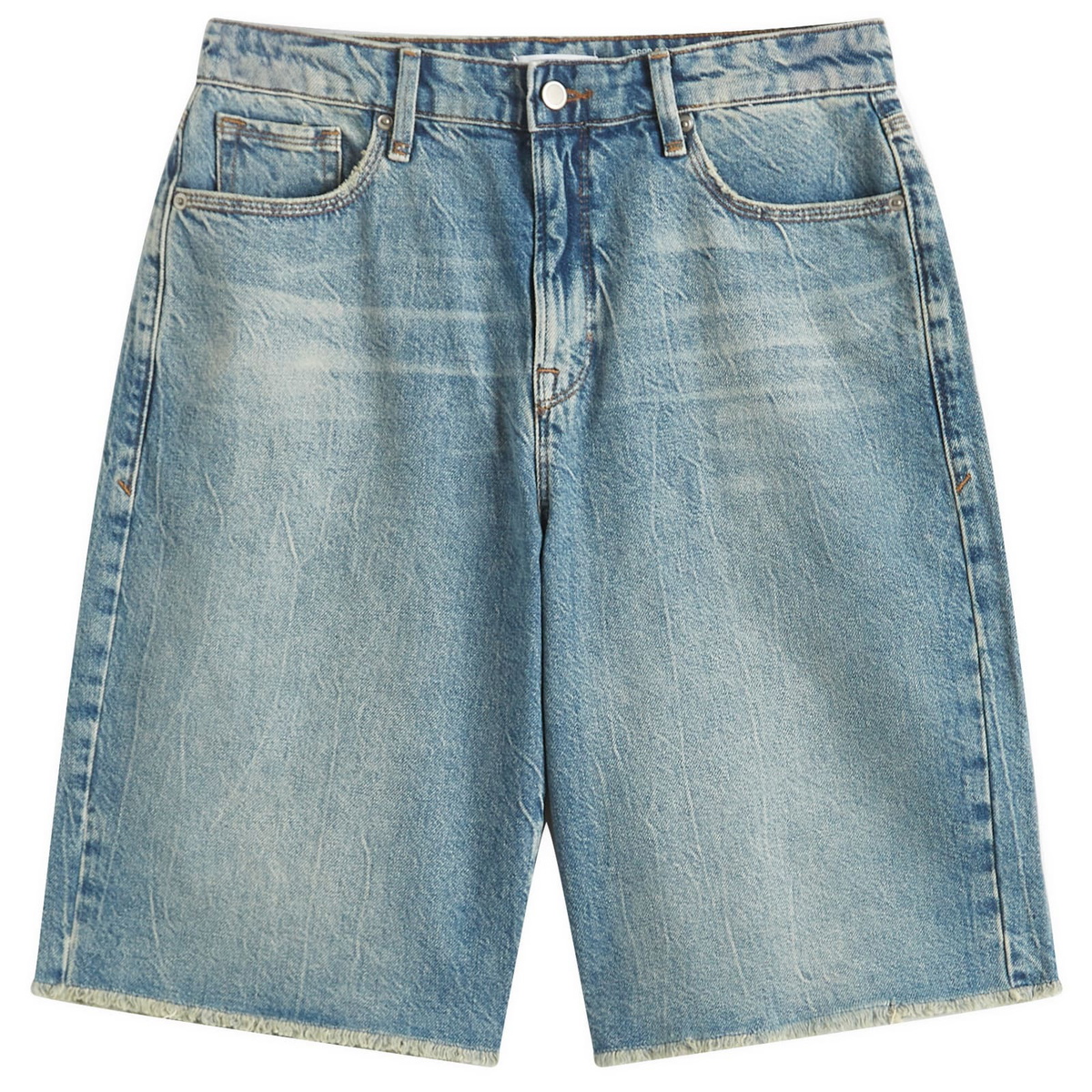 Good American Women's Good Standard Ease Bermuda Shorts in Indigo